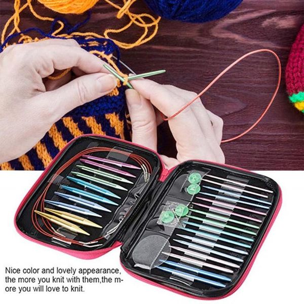 sewing notions & tools 13pairs aluminum change head circular delicate scarf knitting needle ring set woven home accessories, Black
sewing notions & tools 13pairs aluminum change head circular delicate scarf knitting needle ring set woven home accessories, Black