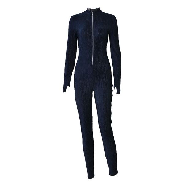 gym clothing women slim casual rompers jumpsuit pants long sleeve stretchy velvet silk solid zipper jumpsuits clun skinny overalls, White;black
gym clothing women slim casual rompers jumpsuit pants long sleeve stretchy velvet silk solid zipper jumpsuits clun skinny overalls, White;black