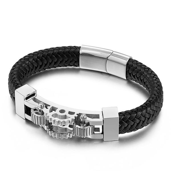 tennis outdoor stainless steel jewelry men's motorcycle gear braided cowhide leather cord bracelet 210mm, Golden;silver
tennis outdoor stainless steel jewelry men's motorcycle gear braided cowhide leather cord bracelet 210mm, Golden;silver