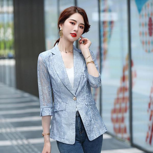 women's suits & blazers ladies office elegant lace half sleeve jackets coat spring summer women business work wear ol styles outwear b, White;black
women's suits & blazers ladies office elegant lace half sleeve jackets coat spring summer women business work wear ol styles outwear b, White;black