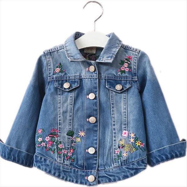autumn girls denim jackets coats embroidered flowers lapel cowboy coat jacket for baby floral jeans outwear 2 8t, Blue;gray
autumn girls denim jackets coats embroidered flowers lapel cowboy coat jacket for baby floral jeans outwear 2 8t, Blue;gray