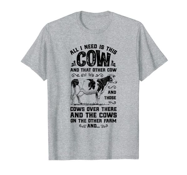 all i need is this cow t shirt funny cow farm farmer gifts, White;black
all i need is this cow t shirt funny cow farm farmer gifts, White;black
