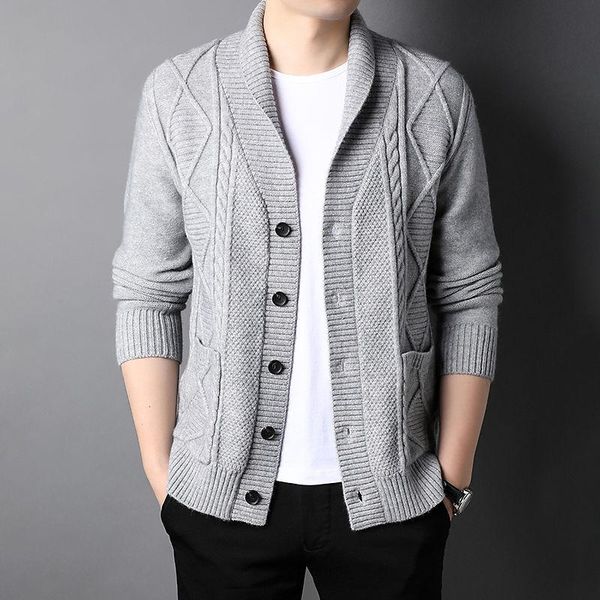 men's sweaters 2021 autumn and winter thickened sweater trend korean slim fit retro solid v-neck warm coat cardigan, White;black
men's sweaters 2021 autumn and winter thickened sweater trend korean slim fit retro solid v-neck warm coat cardigan, White;black