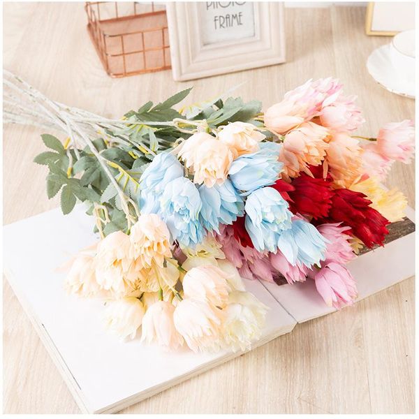 decorative flowers & wreaths artificial bergamot bouquet wedding setting living room restaurant el decoration diy festival party pography pr
decorative flowers & wreaths artificial bergamot bouquet wedding setting living room restaurant el decoration diy festival party pography pr