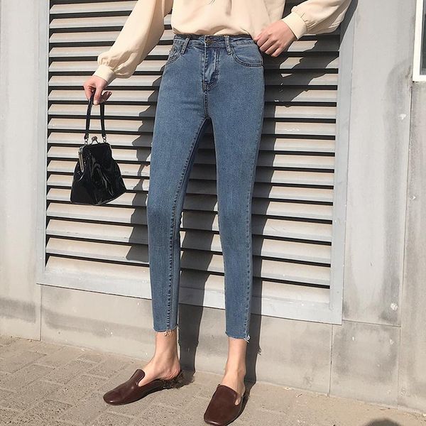 women's jeans cmaz 2021 woman slim high waist bodycon female denim streetwear vintage fashion straight pants, Blue
women's jeans cmaz 2021 woman slim high waist bodycon female denim streetwear vintage fashion straight pants, Blue