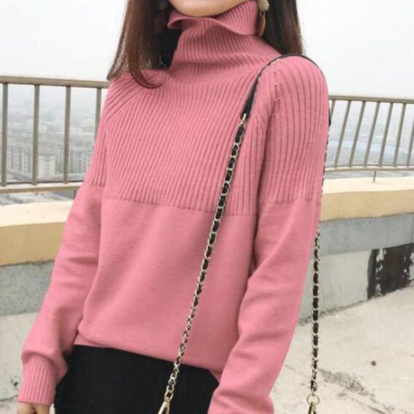 women's sweaters women knitted turtleneck sweater winter slim femme elasticity pullovers casual soft fashion long sleeve clothes, White;black
women's sweaters women knitted turtleneck sweater winter slim femme elasticity pullovers casual soft fashion long sleeve clothes, White;black
