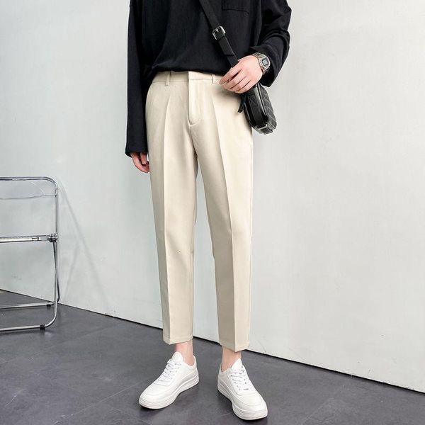 men's suits & blazers 2021 casual pants business design cotton formal trousers british style pantalon slim fit homme suit size 28-36, White;black
men's suits & blazers 2021 casual pants business design cotton formal trousers british style pantalon slim fit homme suit size 28-36, White;black