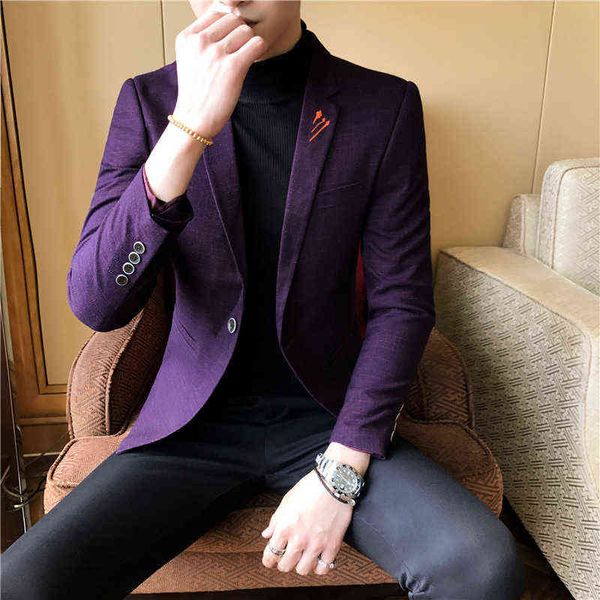 luxury suits blaze 2021 suit trend fashion wear youth spring and autumn slim fit handsome men's casual coat, Black
luxury suits blaze 2021 suit trend fashion wear youth spring and autumn slim fit handsome men's casual coat, Black