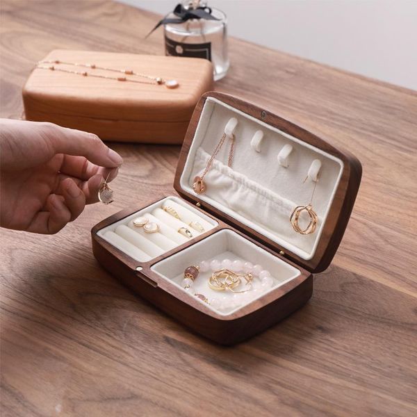 storage bags muso wood solid jewelry box walnut earring case necklace jewellery small and easy to carry
storage bags muso wood solid jewelry box walnut earring case necklace jewellery small and easy to carry