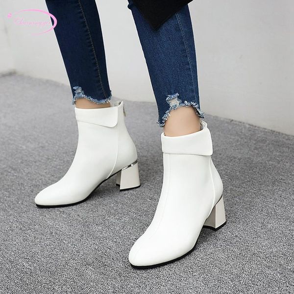 boots ol style comfortable round toe ankle fashion zipper black khaki white beige high-heeled chunky riding women's shoes
boots ol style comfortable round toe ankle fashion zipper black khaki white beige high-heeled chunky riding women's shoes