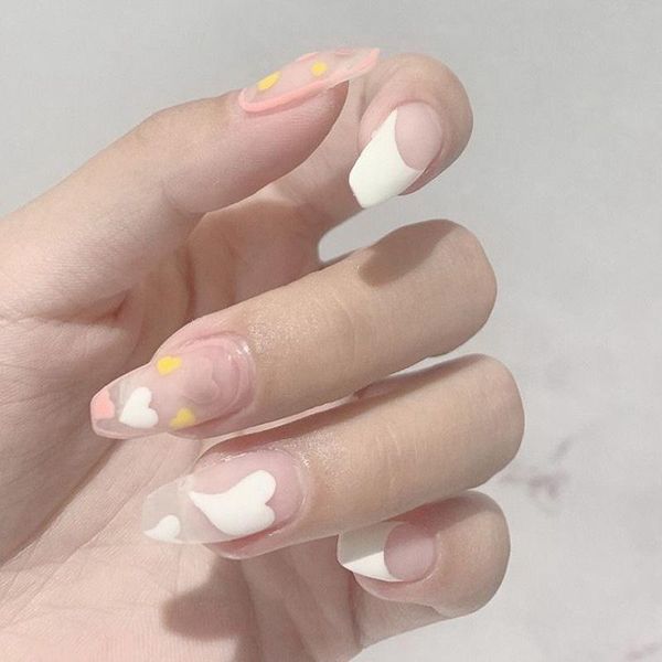 false nails 24pcs fake peach pink princess french style heart decor waterproof wearable detachable finished with glue rp, Red;gold
false nails 24pcs fake peach pink princess french style heart decor waterproof wearable detachable finished with glue rp, Red;gold