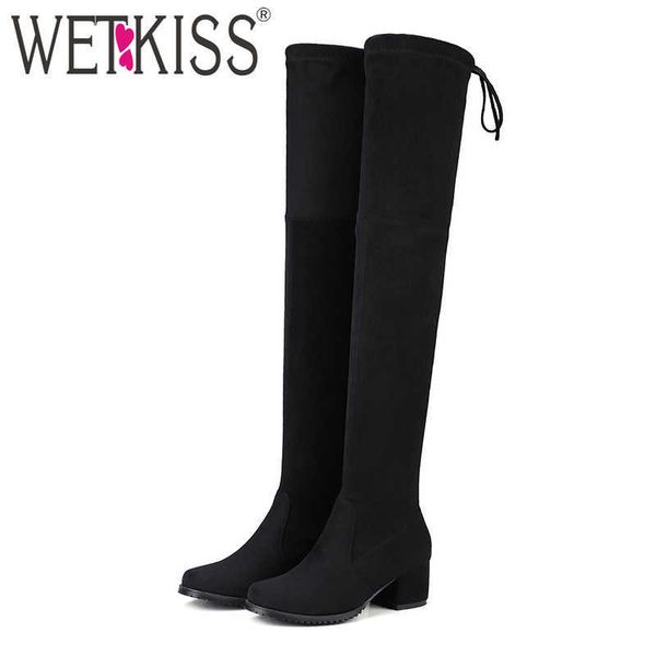 wetkiss big size 34-43 trend lady stretch thigh high boots chunky heel lace over knee boots women shoes female long boot 210630, Black
wetkiss big size 34-43 trend lady stretch thigh high boots chunky heel lace over knee boots women shoes female long boot 210630, Black