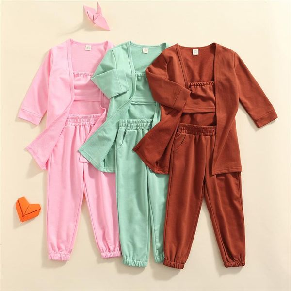 clothing sets 3pcs children girls clothes sets, solid color off-shoulder sleeveless tube + long-sleeve cardigan long pants, 2-6 years, White
clothing sets 3pcs children girls clothes sets, solid color off-shoulder sleeveless tube + long-sleeve cardigan long pants, 2-6 years, White