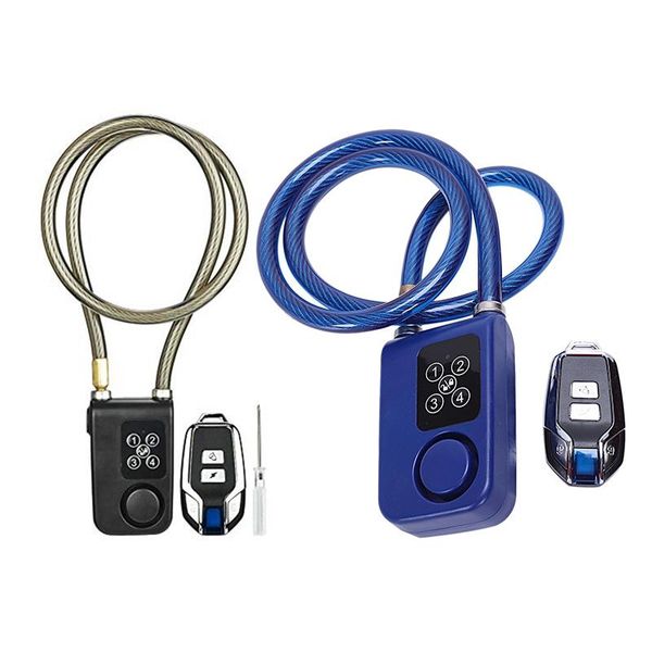 bike locks 2 set y787r lock anti-theft security wireless remote control alarm 4-digit led black & blue
bike locks 2 set y787r lock anti-theft security wireless remote control alarm 4-digit led black & blue