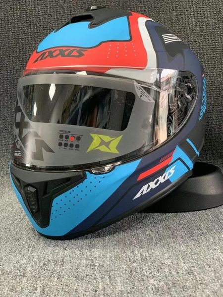motorcycle helmets full face helmet axxis matte blue black anti-fog visor riding motocross racing motobike
motorcycle helmets full face helmet axxis matte blue black anti-fog visor riding motocross racing motobike