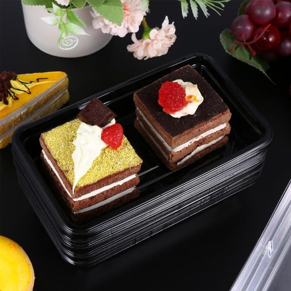 50pcs cake tray disposable package box take-out rectangular transparent (black tray) gift wrap
50pcs cake tray disposable package box take-out rectangular transparent (black tray) gift wrap