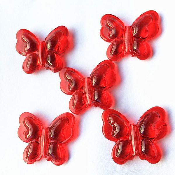 red color 28*35mm 40pcs crystal loose beads diy accessories glass artificial butterfly with hole for curtains chandelier
red color 28*35mm 40pcs crystal loose beads diy accessories glass artificial butterfly with hole for curtains chandelier