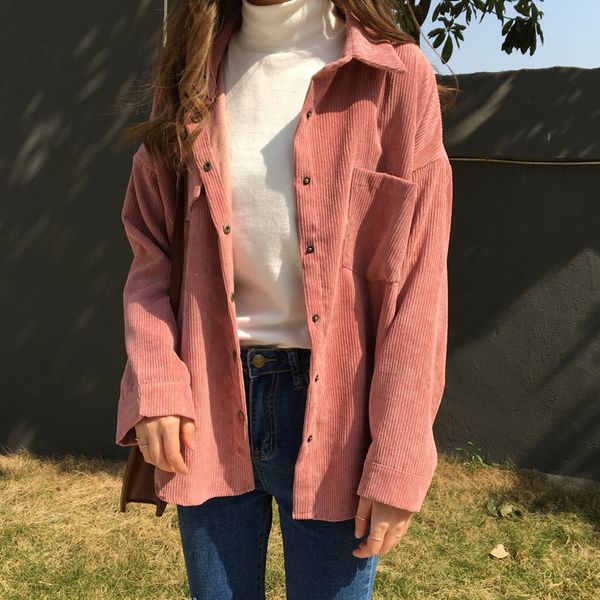 2 colors fashion autumn corduroy long sleeve blouses and shirts casual female clothing solid color womens (c6016), White
2 colors fashion autumn corduroy long sleeve blouses and shirts casual female clothing solid color womens (c6016), White