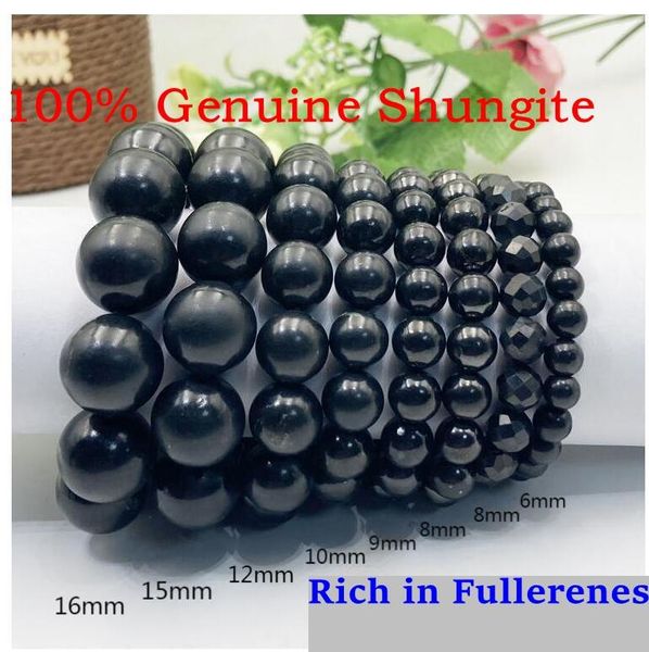 link, chain wholesale 1pcs 100% natural russia shungite bracelet,healing gem stone jewelry bracelet,6mm 8mm 12mm 16mm rich in fullerenes, Black
link, chain wholesale 1pcs 100% natural russia shungite bracelet,healing gem stone jewelry bracelet,6mm 8mm 12mm 16mm rich in fullerenes, Black