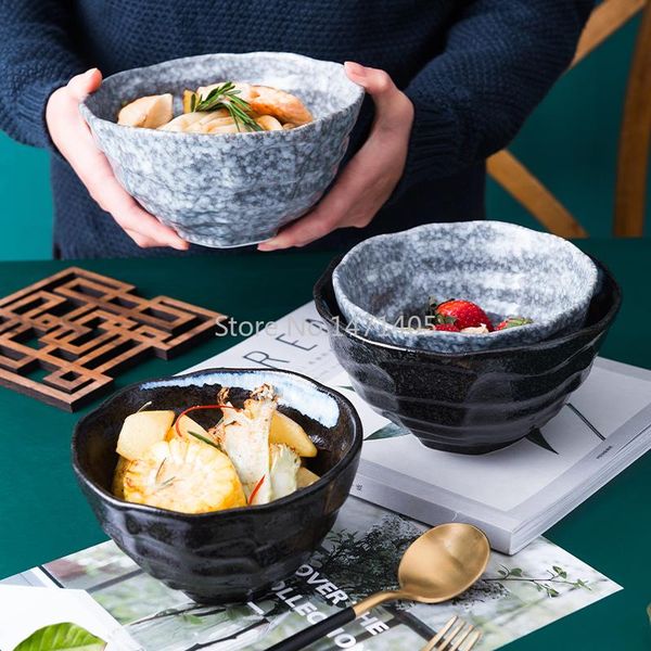 bowls ceramic large bowl japanese style noodle household ramen creative soup salad tableware
bowls ceramic large bowl japanese style noodle household ramen creative soup salad tableware
