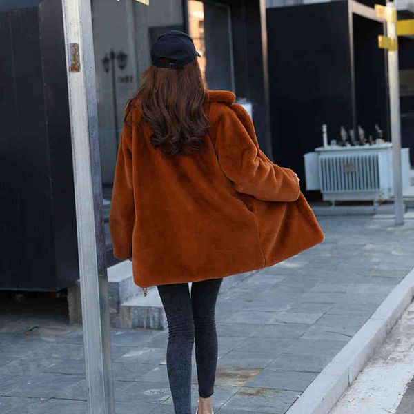 women's fur & faux autumn winter soft plush jacket women elegant warm thick outerwear b025 jpre, Black
women's fur & faux autumn winter soft plush jacket women elegant warm thick outerwear b025 jpre, Black