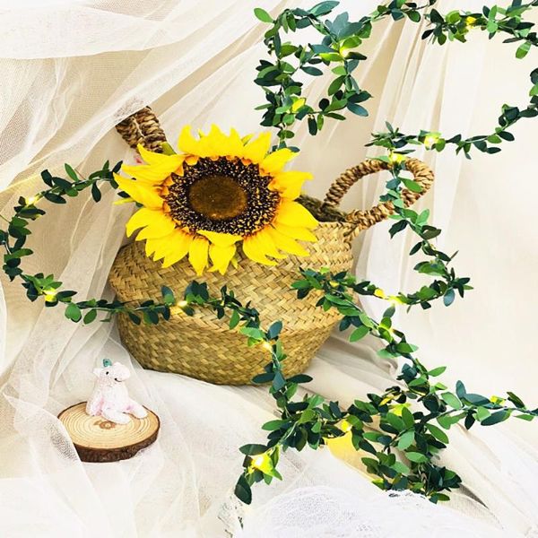 strips 4pcs green leaf rattan string lights simulation plant wedding garden holiday decoration battery box 2m
strips 4pcs green leaf rattan string lights simulation plant wedding garden holiday decoration battery box 2m