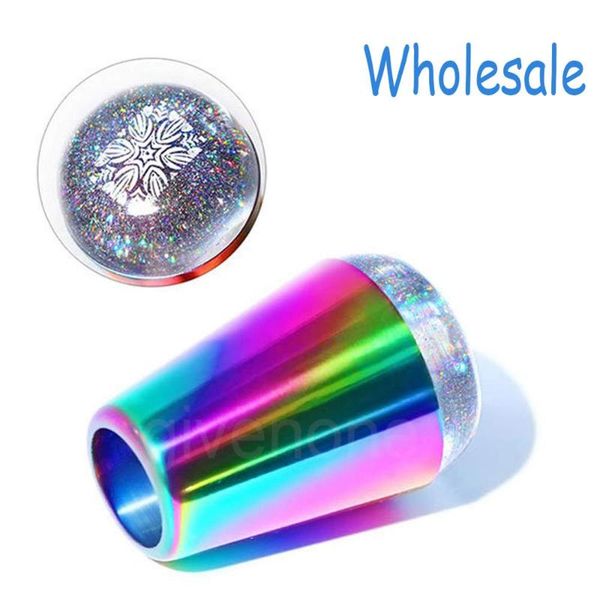 nail art templates wholesale silicone stamper colorful handle shining manicure tools for gel stamping polish plate, White
nail art templates wholesale silicone stamper colorful handle shining manicure tools for gel stamping polish plate, White