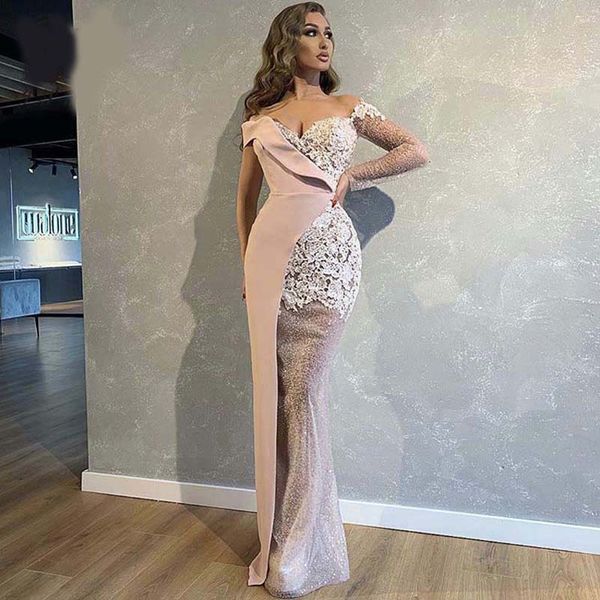 off shoulder long sleeves mermaid evening dresses appliqued floor length formal prom party gowns plus size, Black;red
off shoulder long sleeves mermaid evening dresses appliqued floor length formal prom party gowns plus size, Black;red