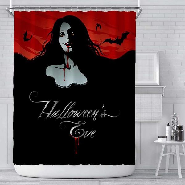 halloween vampire shower curtain, horror black bats waterproof bathroom decor shower curtain 72 inches color2
halloween vampire shower curtain, horror black bats waterproof bathroom decor shower curtain 72 inches color2
