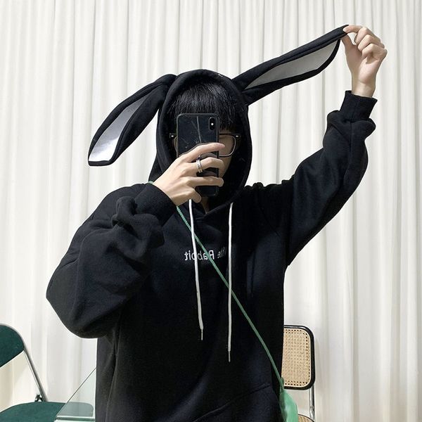 men's hoodies & sweatshirts privathinker - men's rabbit ear hooded sweatshirt, harajuku fashion casual, kawaii, loose, 3xl, Black
men's hoodies & sweatshirts privathinker - men's rabbit ear hooded sweatshirt, harajuku fashion casual, kawaii, loose, 3xl, Black