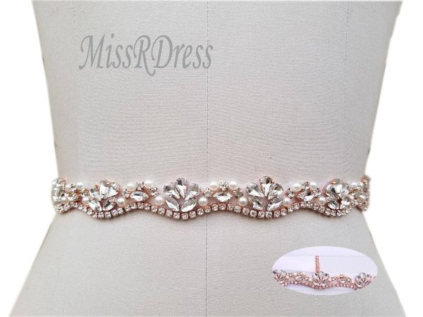 wedding sashes missrdress rhinestones pearls belt rose gold crystal bridal diamond dress sash for decoration jk810, White
wedding sashes missrdress rhinestones pearls belt rose gold crystal bridal diamond dress sash for decoration jk810, White