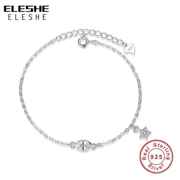 link, chain eleshe 925 sterling silver star charm bracelet with zirconia cz adjustable for women fashion jewelry 2021, Black
link, chain eleshe 925 sterling silver star charm bracelet with zirconia cz adjustable for women fashion jewelry 2021, Black