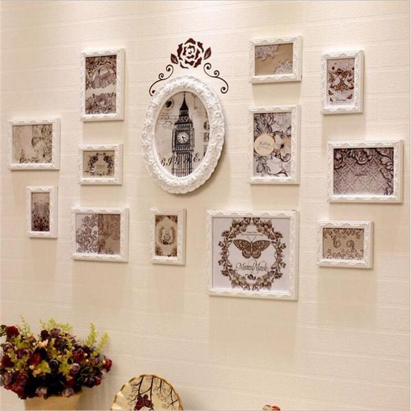 po frame luxury creative set wood grain fashion vintage ornaments wall home accessories europe 13 pcs/set frames
po frame luxury creative set wood grain fashion vintage ornaments wall home accessories europe 13 pcs/set frames