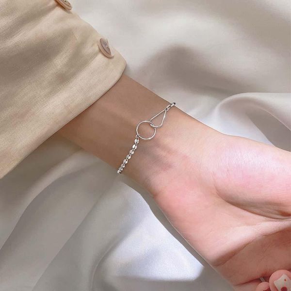 link, chain geometric bracelet for women adjustable fashion simple korean trend punk girlfriends gift jewelry, Black
link, chain geometric bracelet for women adjustable fashion simple korean trend punk girlfriends gift jewelry, Black