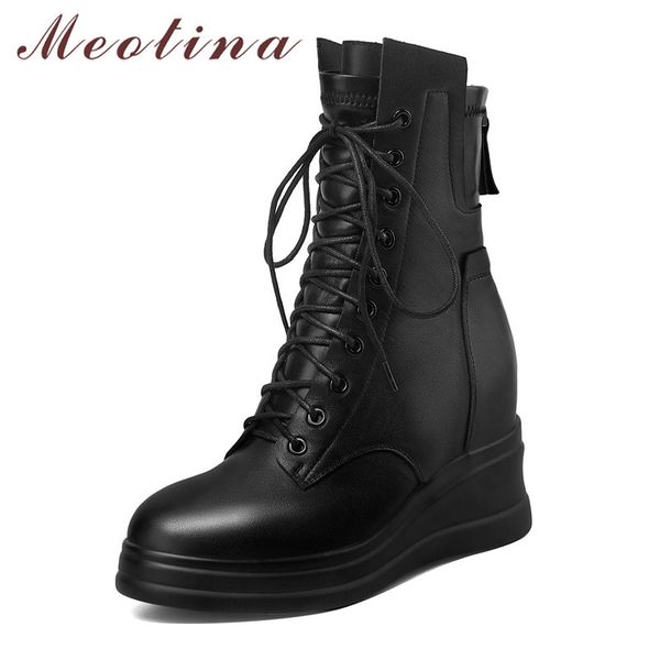meotina real leather platform high heel mid calf boots women shoes zip cross tied wedge heels lady boots autumn winter black 40 210520
meotina real leather platform high heel mid calf boots women shoes zip cross tied wedge heels lady boots autumn winter black 40 210520
