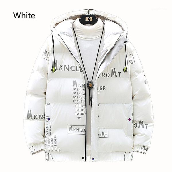 men's down & parkas winter jacket white duck hooded men and women trend thickening warm short shiny casual, Black
men's down & parkas winter jacket white duck hooded men and women trend thickening warm short shiny casual, Black