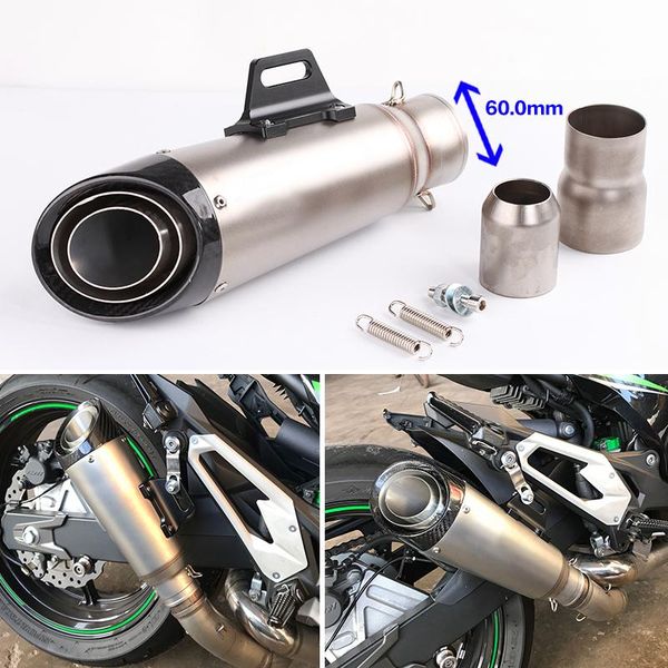 motorcycle exhaust system muffler pipe sportster modified escapamento de moto for mt07 cbr300 r6 zx6r gsx250r nc750x silp on 51 60mm
motorcycle exhaust system muffler pipe sportster modified escapamento de moto for mt07 cbr300 r6 zx6r gsx250r nc750x silp on 51 60mm