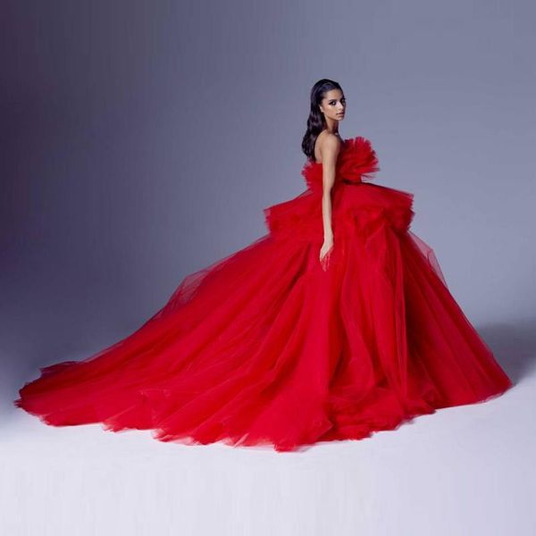 casual dresses 2021 charming bright red puffy floor length ruffles tulle prom gowns tiered long women party dress custom made, Black;gray
casual dresses 2021 charming bright red puffy floor length ruffles tulle prom gowns tiered long women party dress custom made, Black;gray