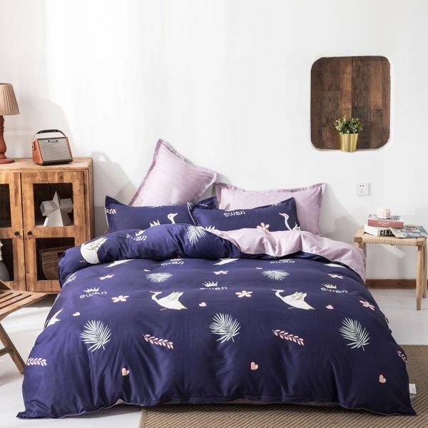 bedding sets swan set 3/4 piece 100% cotton large comforter luxury home textile
bedding sets swan set 3/4 piece 100% cotton large comforter luxury home textile
