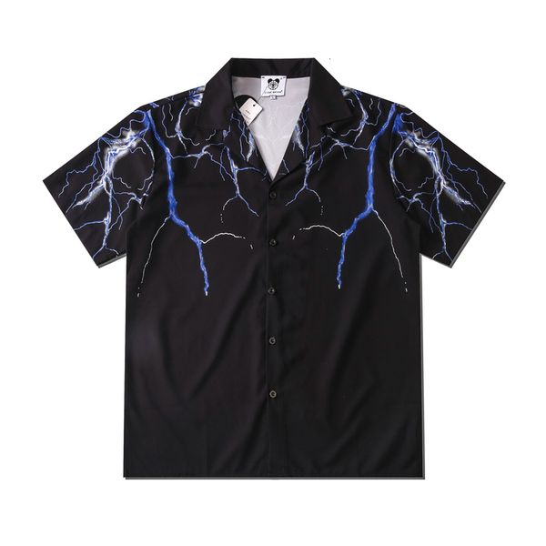 men's casual shirts retro-lighted japanese men's and women's summer shirts short sleeve oversize hawaiian lapel shirt looses, White;black
men's casual shirts retro-lighted japanese men's and women's summer shirts short sleeve oversize hawaiian lapel shirt looses, White;black