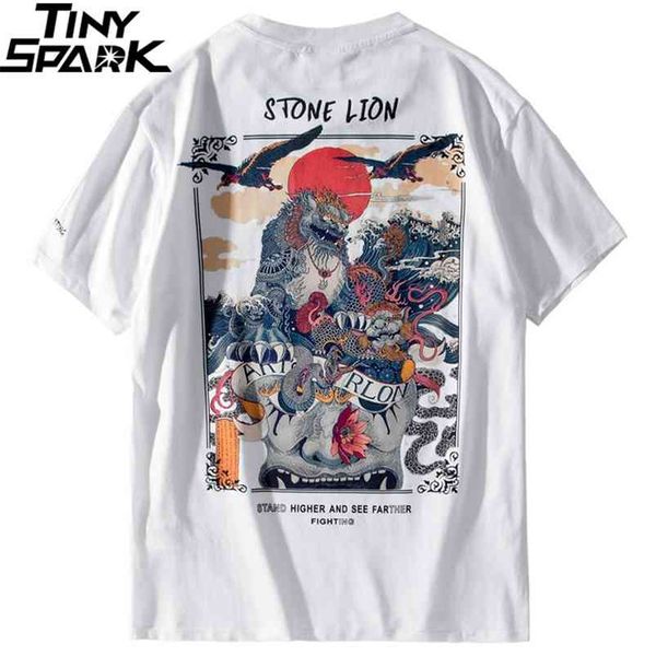 harajuku t shirt men hip hop t-shirt stone lion chinese streetwear summer tshirts short sleeve cotton tees hipster new 210329, White;black
harajuku t shirt men hip hop t-shirt stone lion chinese streetwear summer tshirts short sleeve cotton tees hipster new 210329, White;black