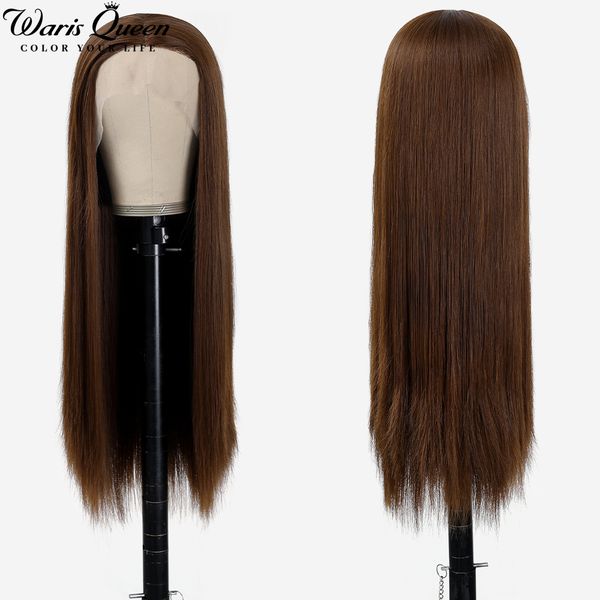 lace front wig t-part long ombre brown synthetic with baby hair heat resistant natural daily cosplay hd frontal wigs for women, Black
lace front wig t-part long ombre brown synthetic with baby hair heat resistant natural daily cosplay hd frontal wigs for women, Black