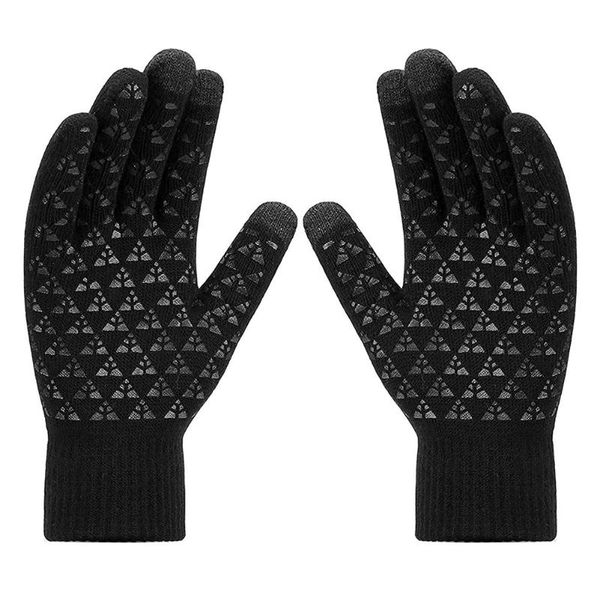 cycling gloves winter warm anti slip windproof touchscreen knitted for men women dark red 1pair, Black
cycling gloves winter warm anti slip windproof touchscreen knitted for men women dark red 1pair, Black