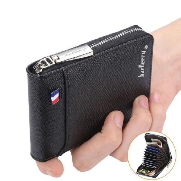 card holders men id holder wallet small leather business bank case creditcard cardholder men's coin purse with zipper, Brown;gray
card holders men id holder wallet small leather business bank case creditcard cardholder men's coin purse with zipper, Brown;gray