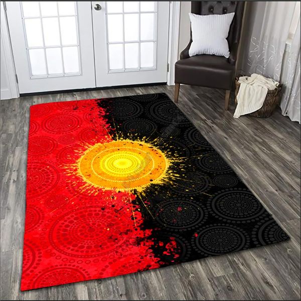 carpets aboriginal flag indigenous sun painting art 3d design rug non-slip mat dining room living soft bedroom carpet
carpets aboriginal flag indigenous sun painting art 3d design rug non-slip mat dining room living soft bedroom carpet