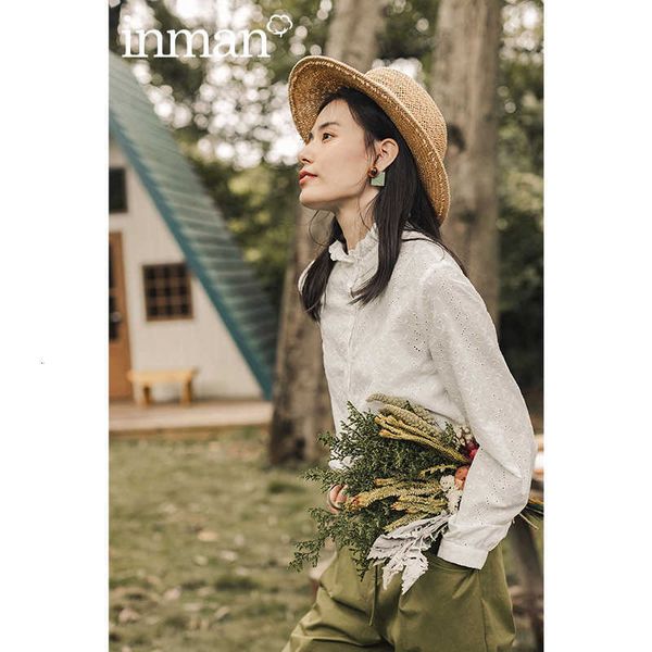 women's blouses & shirts blouses inamn spring autumn long jacquard cotton stand-up collar lantern sleeve design sense blouse htft, White
women's blouses & shirts blouses inamn spring autumn long jacquard cotton stand-up collar lantern sleeve design sense blouse htft, White