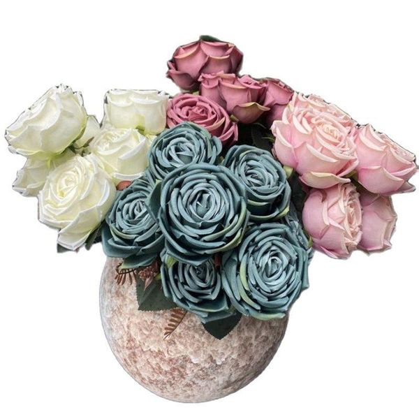 decorative flowers & wreaths one faux autumn rose bouquet flower 17" simulation artificial round roses for wedding centerpiece home tab
decorative flowers & wreaths one faux autumn rose bouquet flower 17" simulation artificial round roses for wedding centerpiece home tab