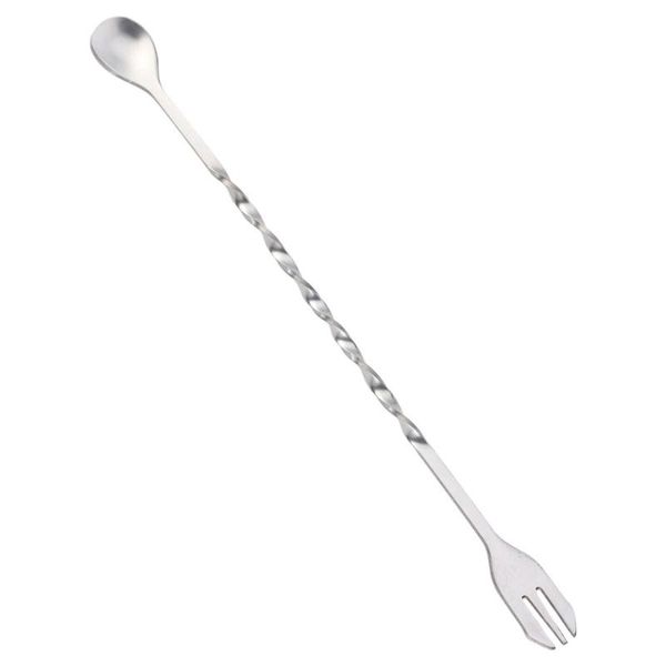 stainless steel cocktail pick spoon mixing fork swizzle stick long bar tea stirring twisted bartender tool - forks
stainless steel cocktail pick spoon mixing fork swizzle stick long bar tea stirring twisted bartender tool - forks