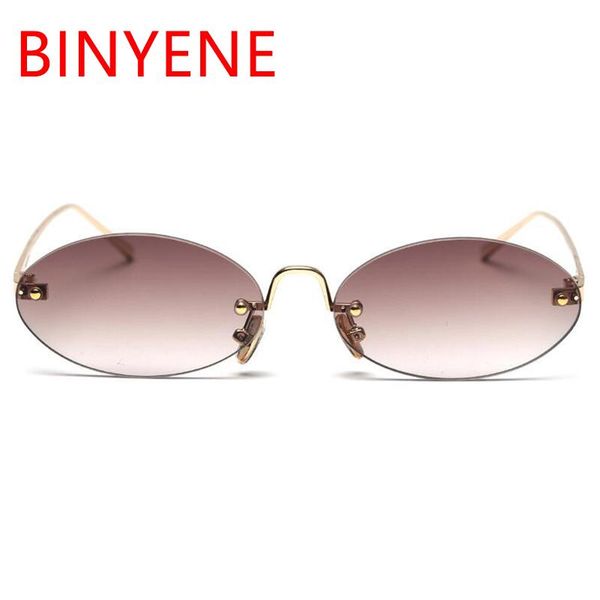 sunglasses retro small oval rimless women men design celebrity gradient sun glasses uv400 trend frameless eyewear, White;black
sunglasses retro small oval rimless women men design celebrity gradient sun glasses uv400 trend frameless eyewear, White;black