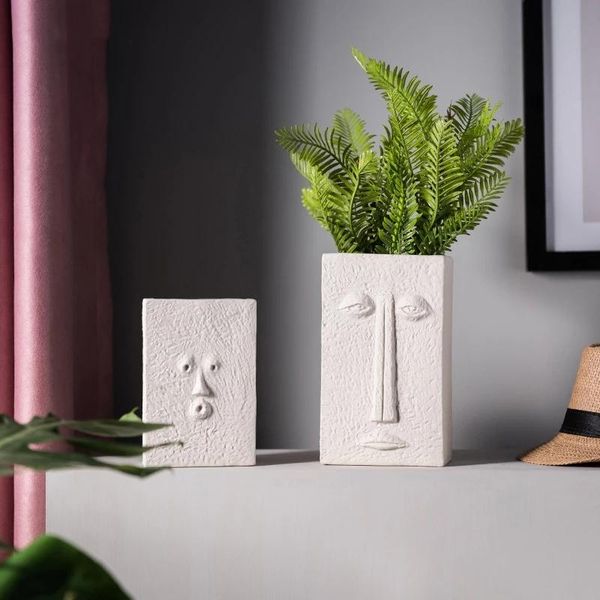 creativity home decor ceramic vase for flowers human face design decoration dried flower aesthetic gift vases
creativity home decor ceramic vase for flowers human face design decoration dried flower aesthetic gift vases